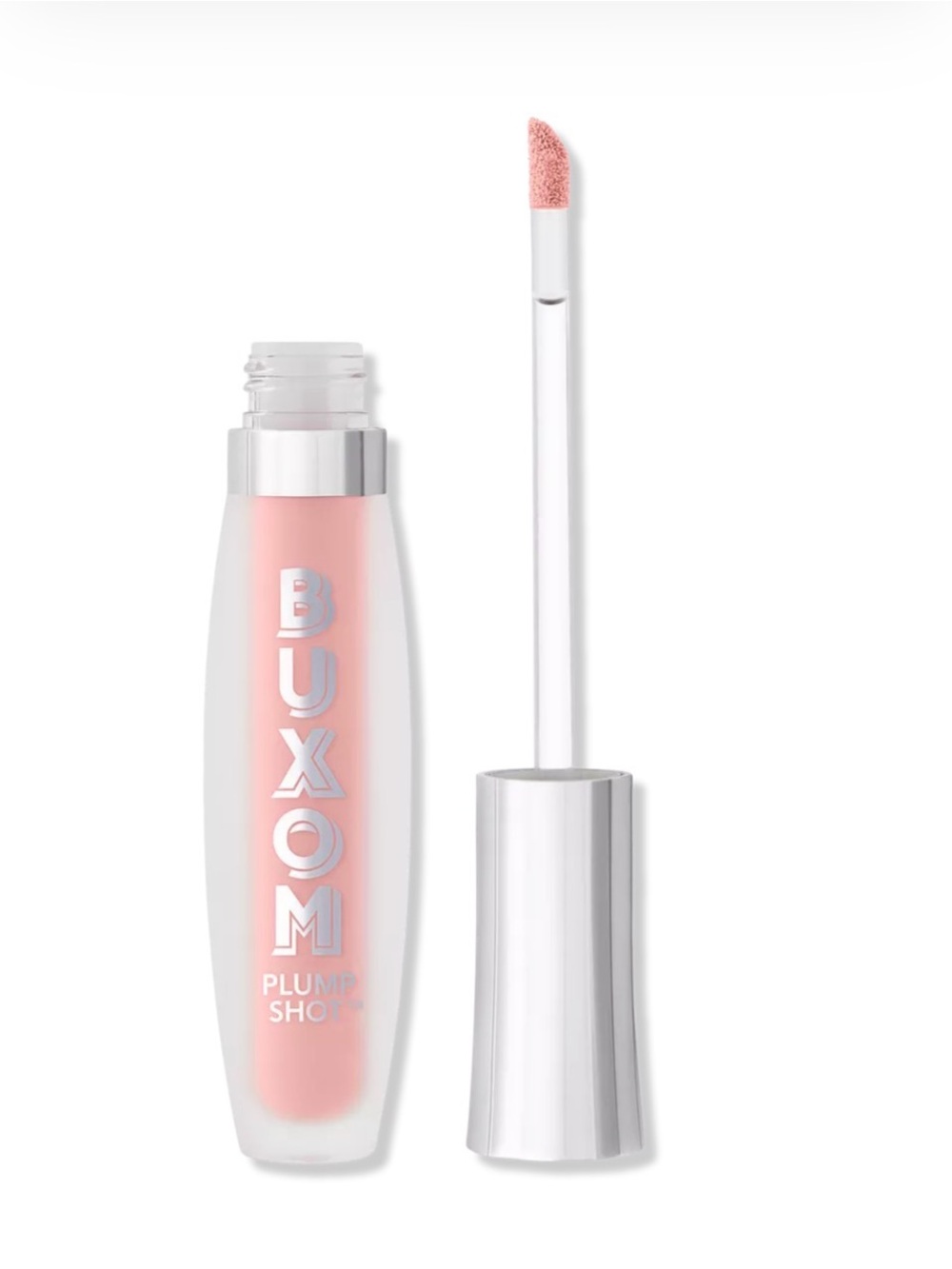 Buxom Plump Shot Lip Gloss with Peptides and Hyaluronic — Soft Blush